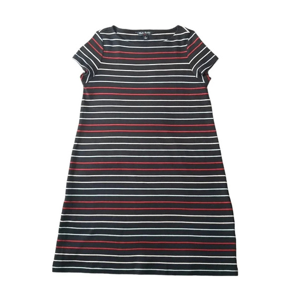 Brooks Brothers Fleece Kids Navy Short Dress with Stripes in Size Large - Picture 1 of 6